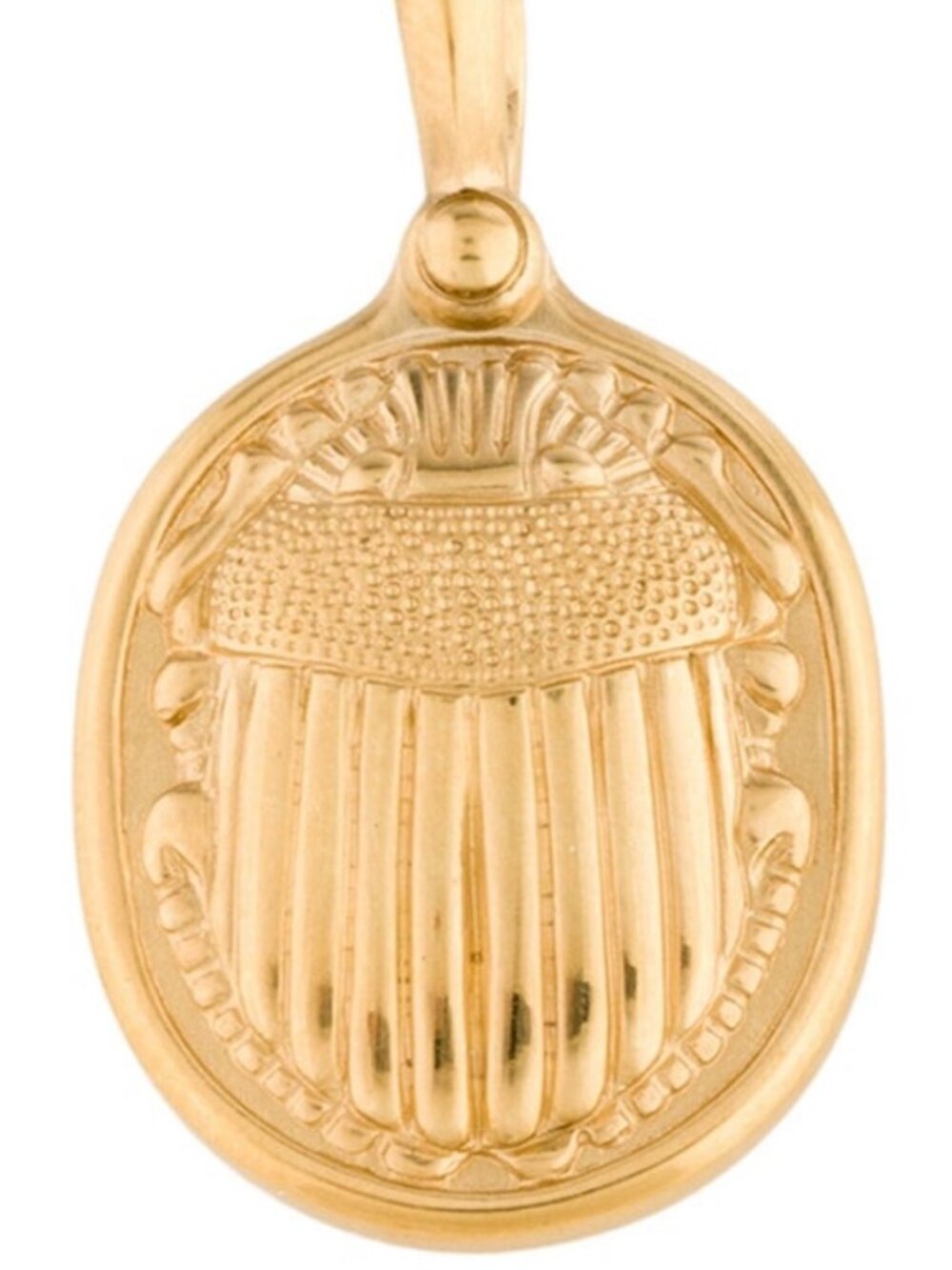 DAVID YURMAN 18K 750 YELLOW GOLD SCARAB AMULET